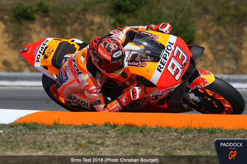 Test MotoGP Brno : Marquez, Zarco... les plus courageux sont les plus rapides !