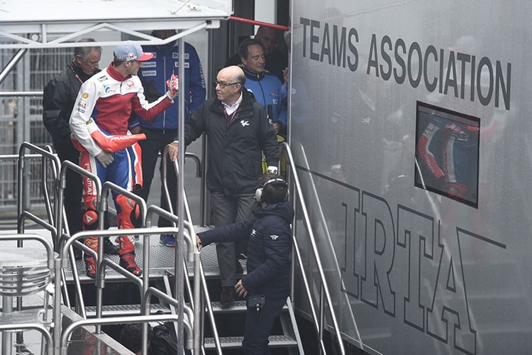 MotoGP, Andrea Dovizioso: “as equipas não devem decidir pelos organizadores”.