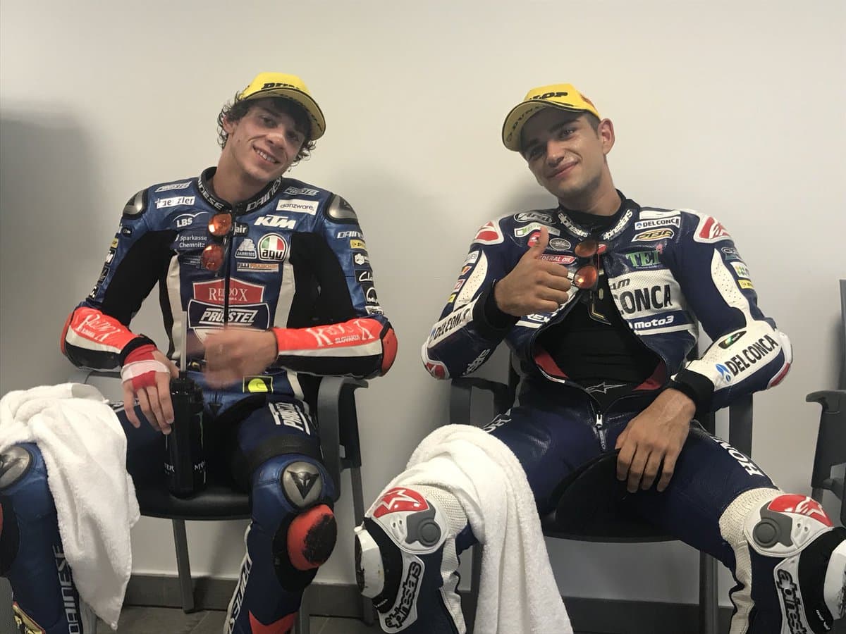 アラゴンGP、Moto3 J.3: ベッツェッキとバスティアニーニはまだペナルティを理解しようとしており、奇妙な雰囲気を露わにしている...