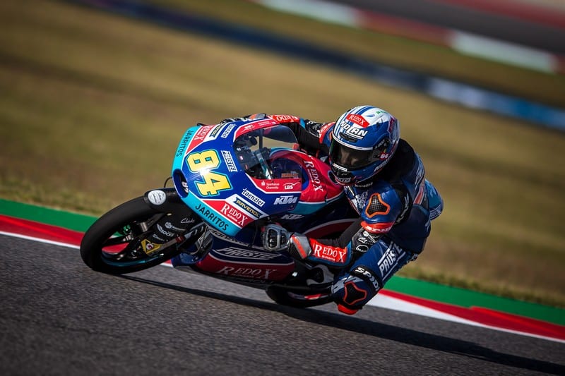 Thai Grand Prix, Buriram, Moto3 FP1: Double for Kornfeil and Bezzecchi, Martín in difficulty