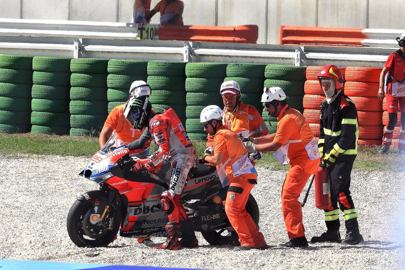 Grand Prix de San Marino Misano MotoGP J.3 : Jorge Lorenzo à terre