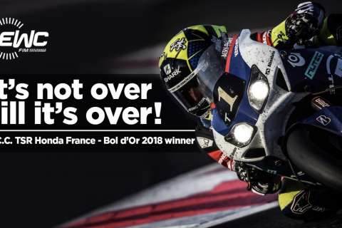 [EWC] Bol d'Or 2018 : Victoire de la F.C.C. TSR Honda France 54 secondes devant la YART Yamaha !
