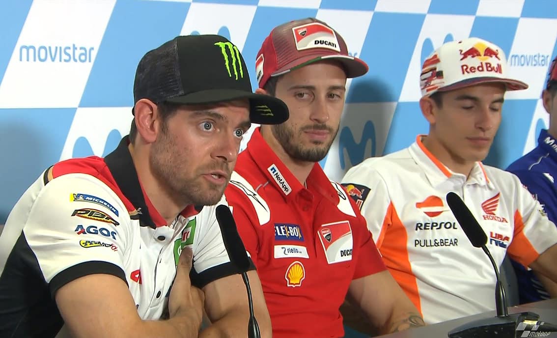 Grand Prix d'Aragon MotoGP : Marc Márquez, Andrea Dovizioso et Cal Crutchlow s'expriment sur Jordi Torres, le remplaçant de Christophe Ponsson