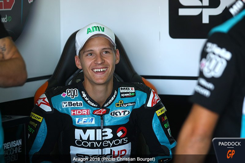 Grand Prix d'Aragon Moto2 J.3 Fabio Quartararo : 9 secondes pour une 9e place.