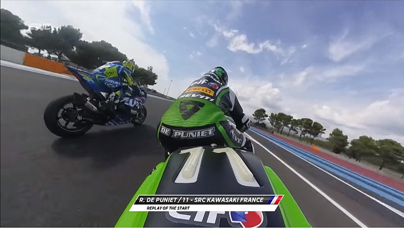 [EWC] Bol d'Or: Vídeo extraordinário da largada da SRC Kawasaki de Randy de Puniet que lidera a corrida!