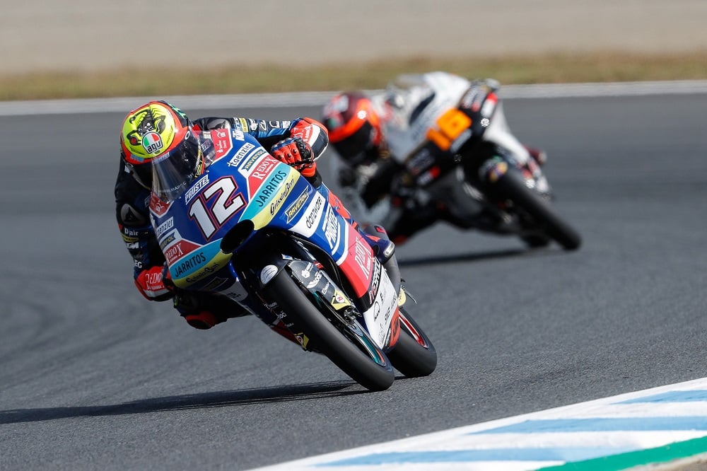 Grand Prix du Japon, Motegi, Moto3, Course : Bezzecchi gagne et se relance au championnat avec la chute de Martin.