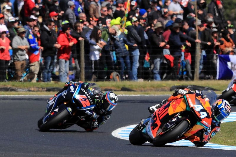 Grande Prêmio da Austrália, Phillip Island, Moto2: O que aconteceu com Bagnaia e Oliveira?