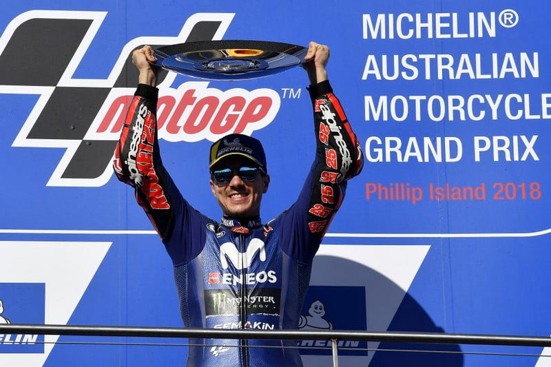 Grande Prêmio da Austrália, Phillip Island, MotoGP J.3: Lágrimas de alegria para Viñales