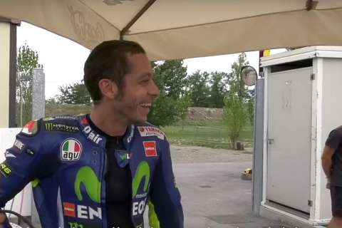 Video: Valentino Rossi si allena nella MiniGP con la VR46 Riders Academy
