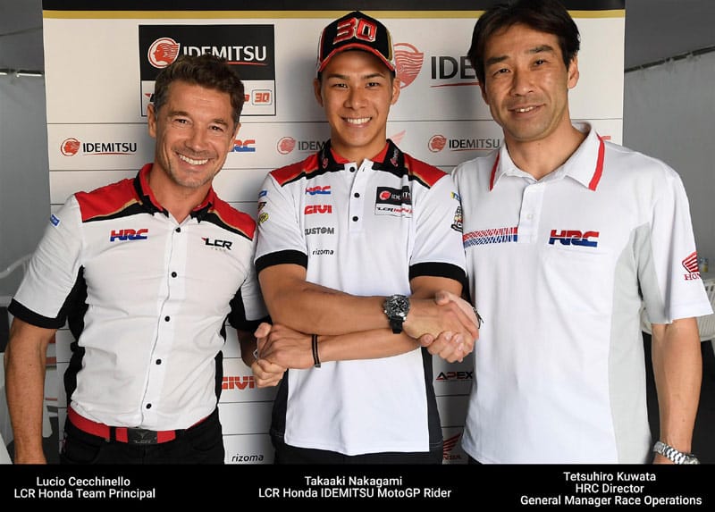 MotoGP Officiel : Takaaki Nakagami continuera avec LCR Honda Idemitsu en 2019