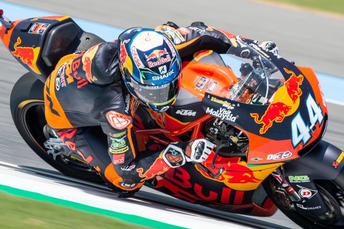 Grande Prémio da Tailândia Buriram Moto2 Aquecimento: Miguel Oliveira ainda antes da corrida!