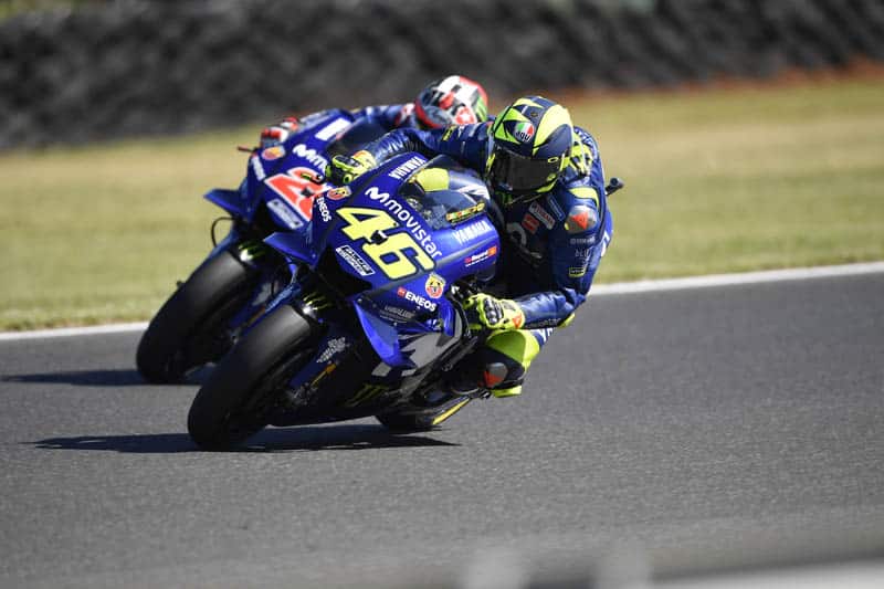 Australian Grand Prix, Phillip Island, MotoGP, D.3: Excessive skating for Valentino Rossi!