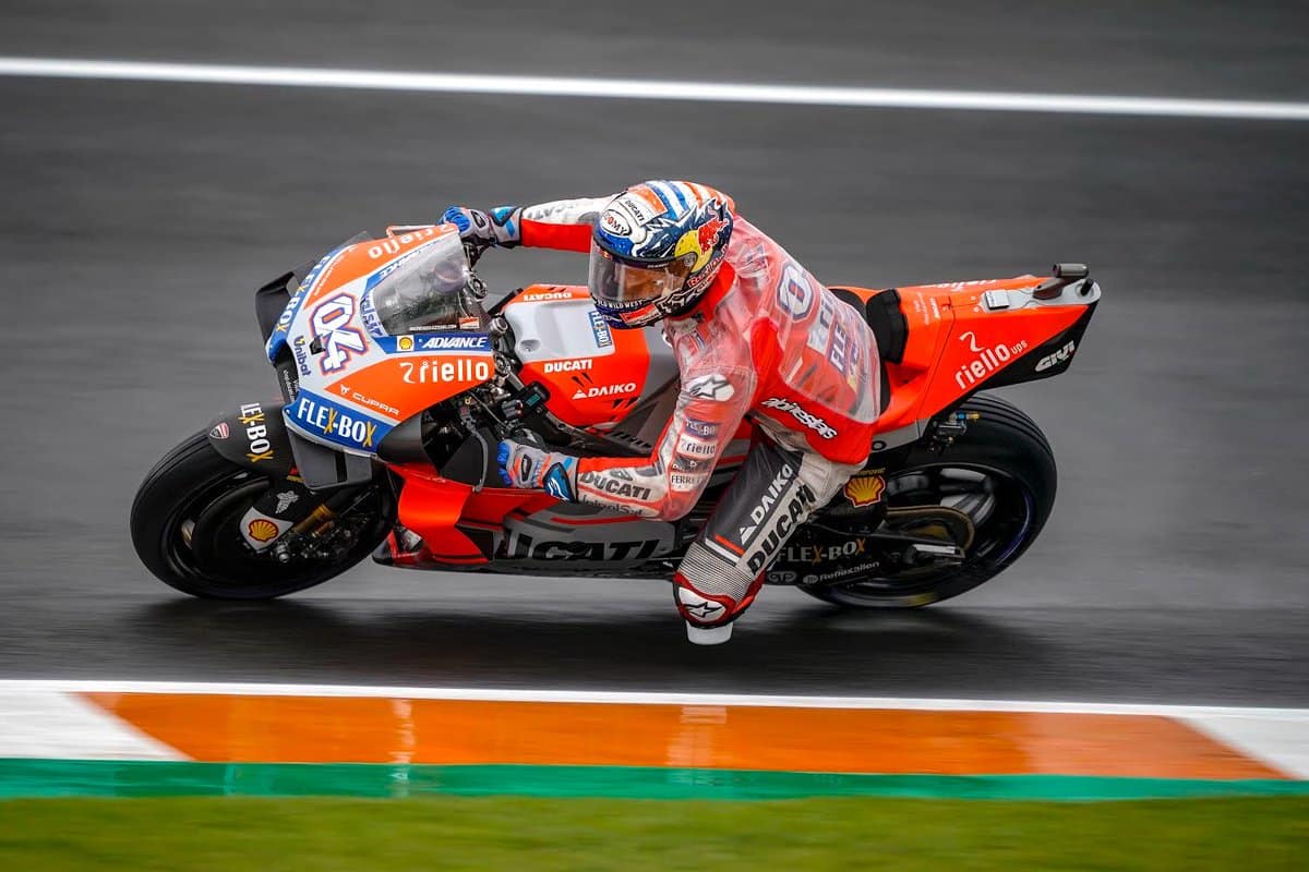 Grand Prix de Valence, Ricardo Tormo, MotoGP, J.1 : Andrea Dovizioso n’est pas content.