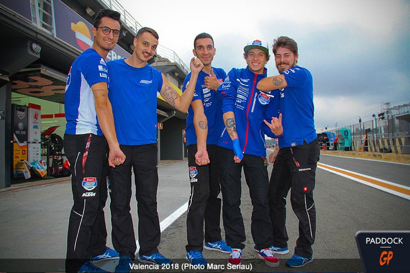 Moto3 and Moto2 Marco Bezzecchi, Florian Chiffoleau and the others: united for life!