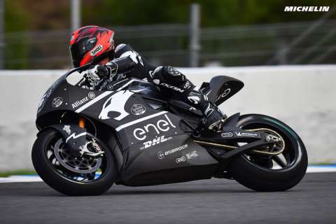 MotoE : essais à Jerez terminés ! Plaisir OK. Bilan technique à venir...