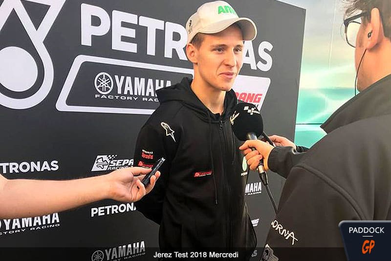 MotoGP ヘレス J.1 テスト：ファビオ・クアルタラロ、バイクに「もう少し慣れた」