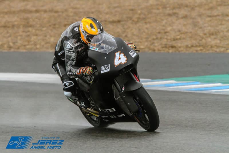 Moto2 2019、ヘレステスト、D.3: 雨がテストを妨げる