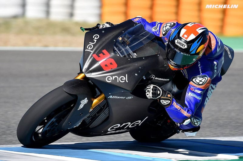 MotoE: times improve for the 2nd day of testing at Jerez