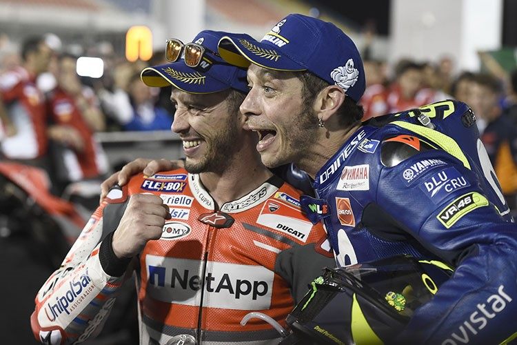 MotoGP, Andrea Dovizioso, Ducati : « Rossi est le plus populaire car qu’il gagne ou pas, ce qu’il fait est toujours spécial »