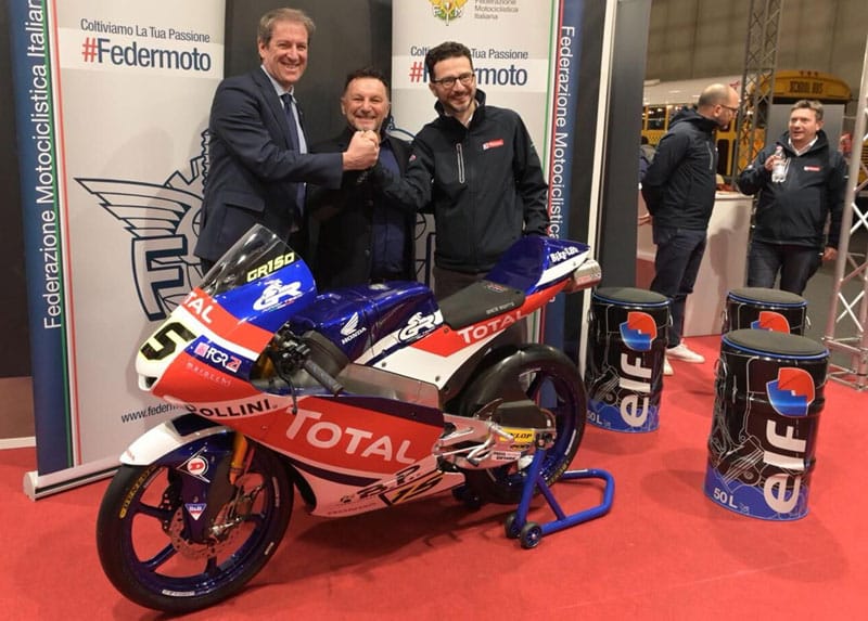 La Motor Bike Expo de Vérone souligne les actions de Total et ELF en Italie