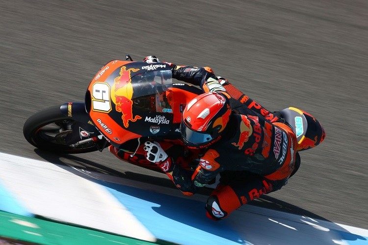 Moto3、ヘレスJ2テスト：カン・オンチュは自分が単なる初心者であることを思い出させる