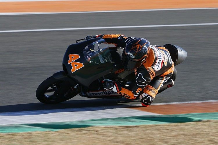 Moto3, KTM: Aron Canet engarrafa Valência