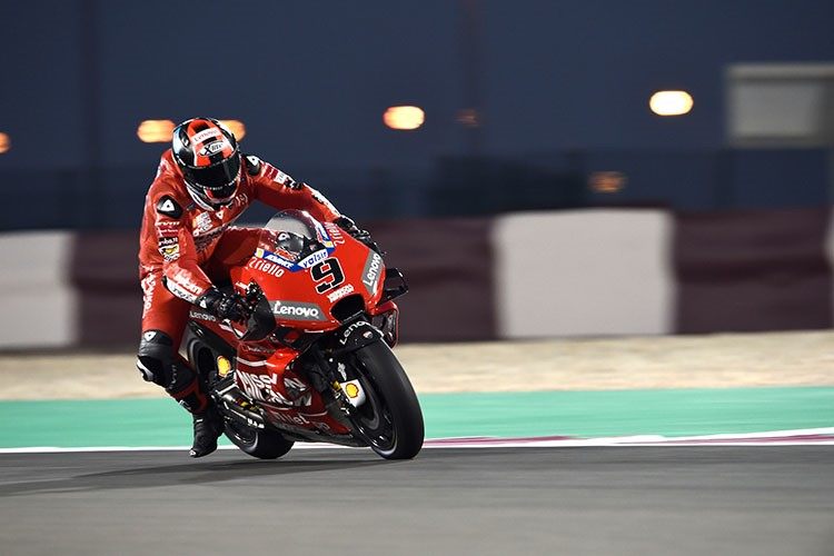 MotoGP, Test Qatar J2 : Petrucci a du mal avec les nouveaux pneus et la répartition des masses sur sa Ducati