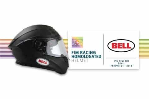 Le casque Bell "Pro Star Ece" est homologué par la FIM.