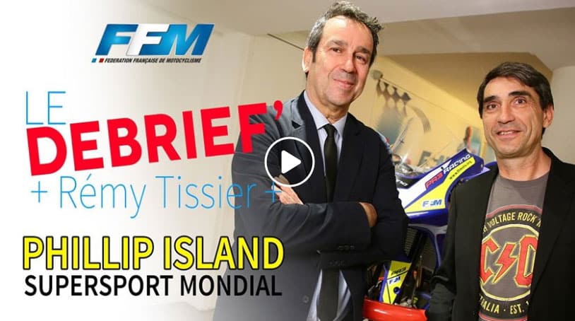 [Supersport] Débriefing vidéo de Phillip Island avec Christophe Guyot
