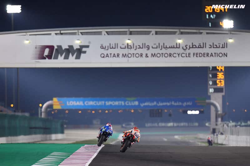 MotoGP Analysis of the rhythms of Qatar: Viñales, Rins, Márquez… And Rossi!