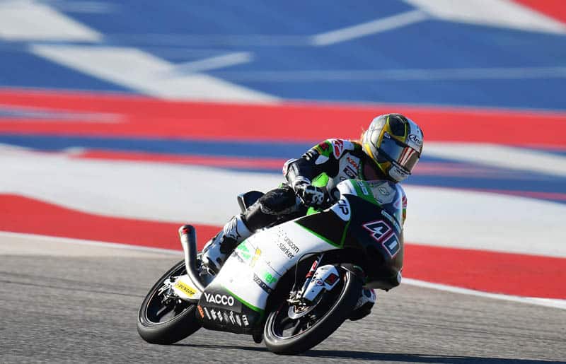 Austin, Moto3, J3, CIP-Green Power: Darryn Binder confirms his presence at the forefront in the United States