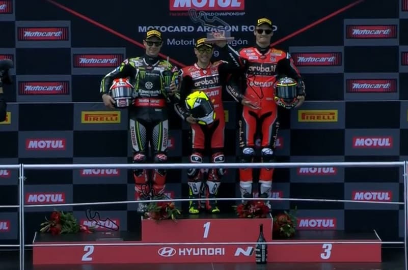 [WSBK] Aragon, D3, Race 3: Ninth consecutive victory for Alvaro Bautista