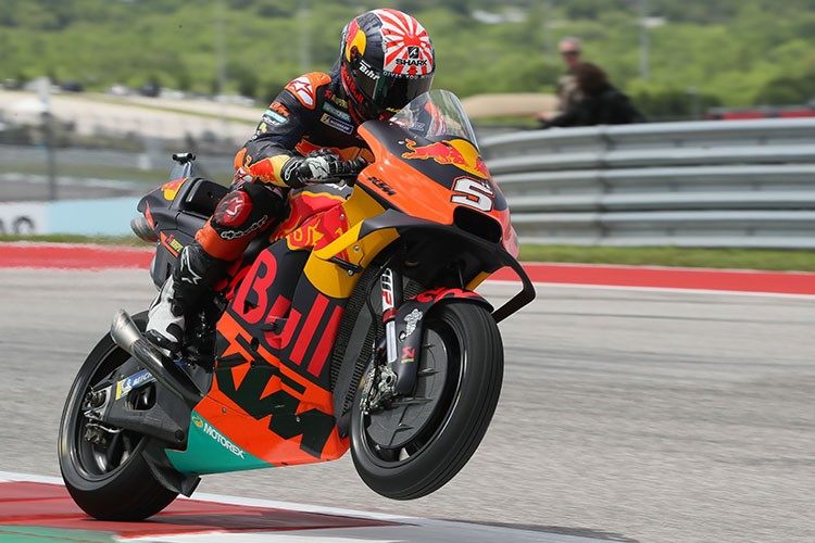 MotoGP, Austin: KTM tested its deflector on a dry track, presented as protection for the rear tire in the event of rain