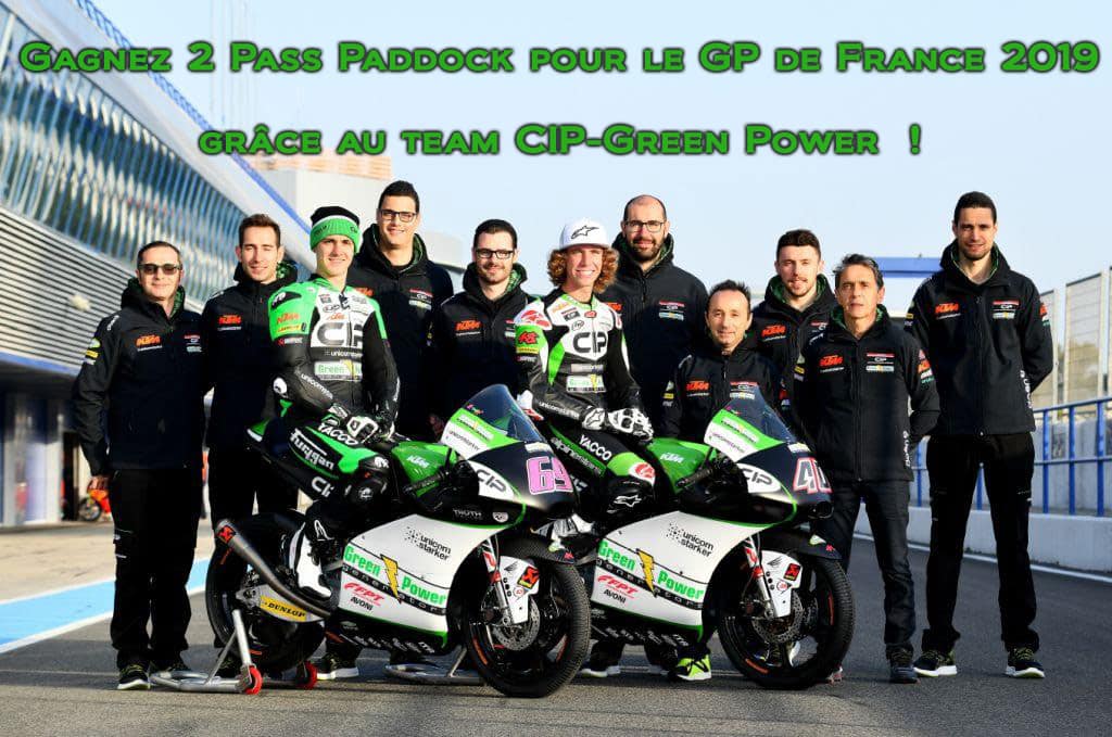 “2 CIP-Green Power Paddock Pass for the 2019 French GP” Competition: The winner is...