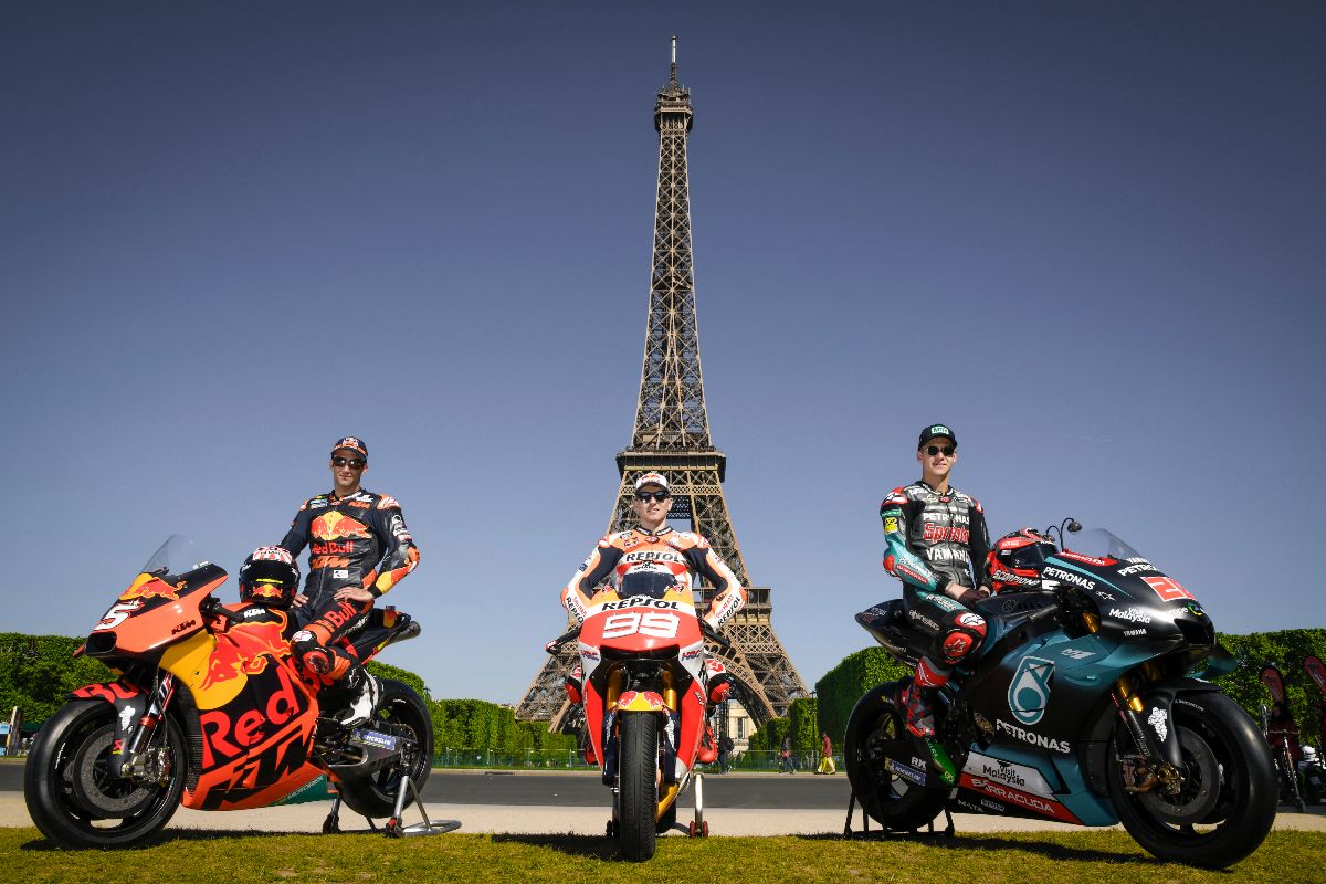MotoGP : Jorge Lorenzo, Johann Zarco et Fabio Quartararo en goguette à Paris