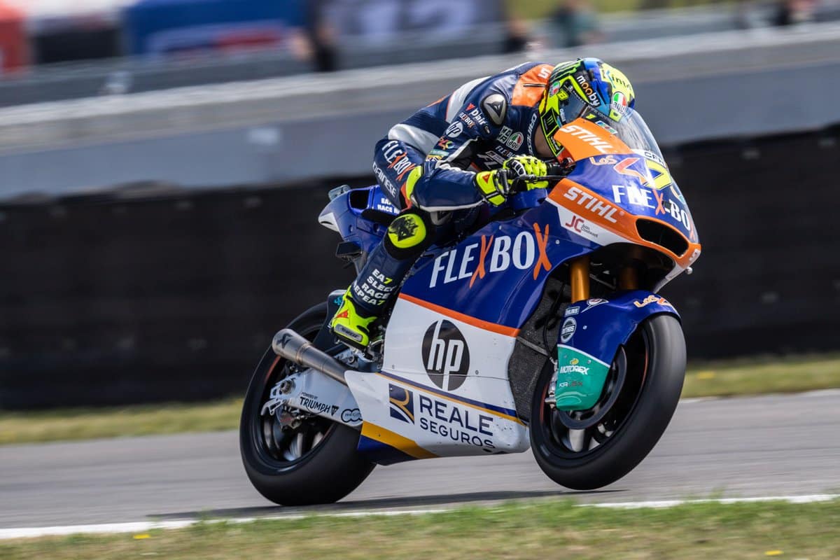 Aquecimento do Grande Prêmio da Holanda TT Assen Moto2: Baldassarri recupera o senso de andar