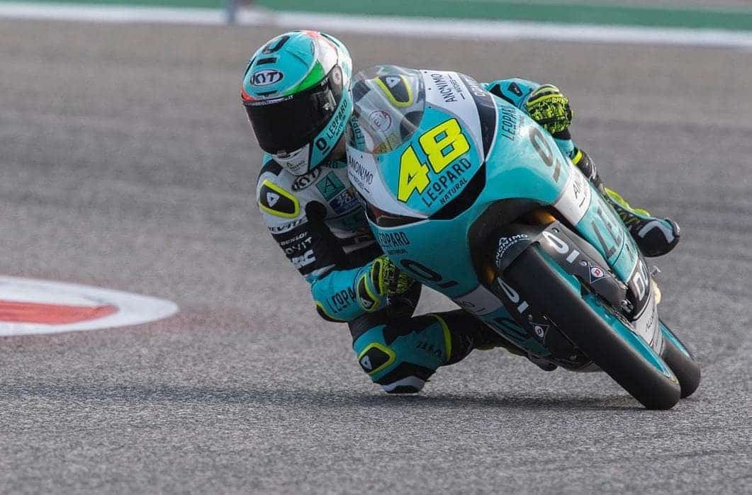 Grand Prix de Catalogne, Barcelone, Moto3, Warmup : Dalla Porta devant et un wagon de pénalités