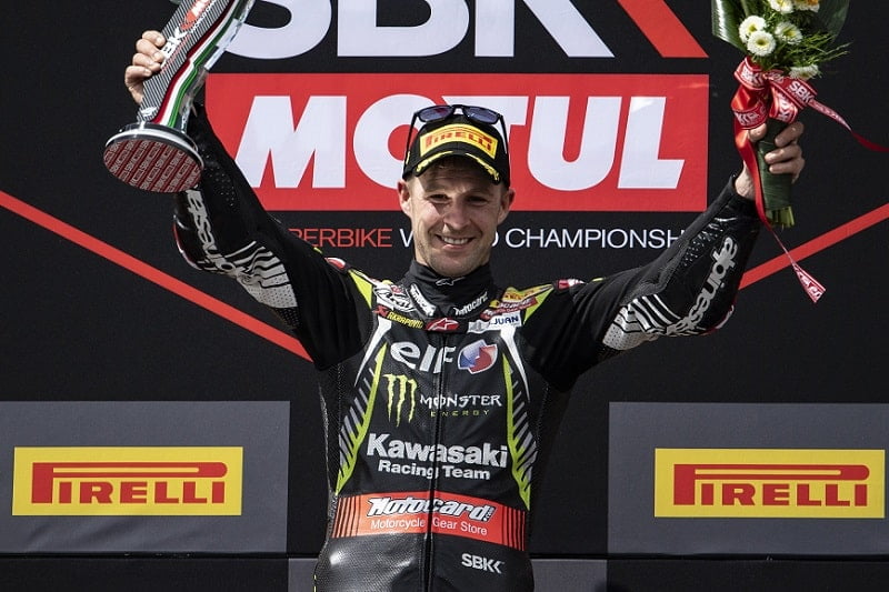 WSBK, Misano J2, Course 1 : Rea bat Sykes, Bautista et Baz sous la pluie