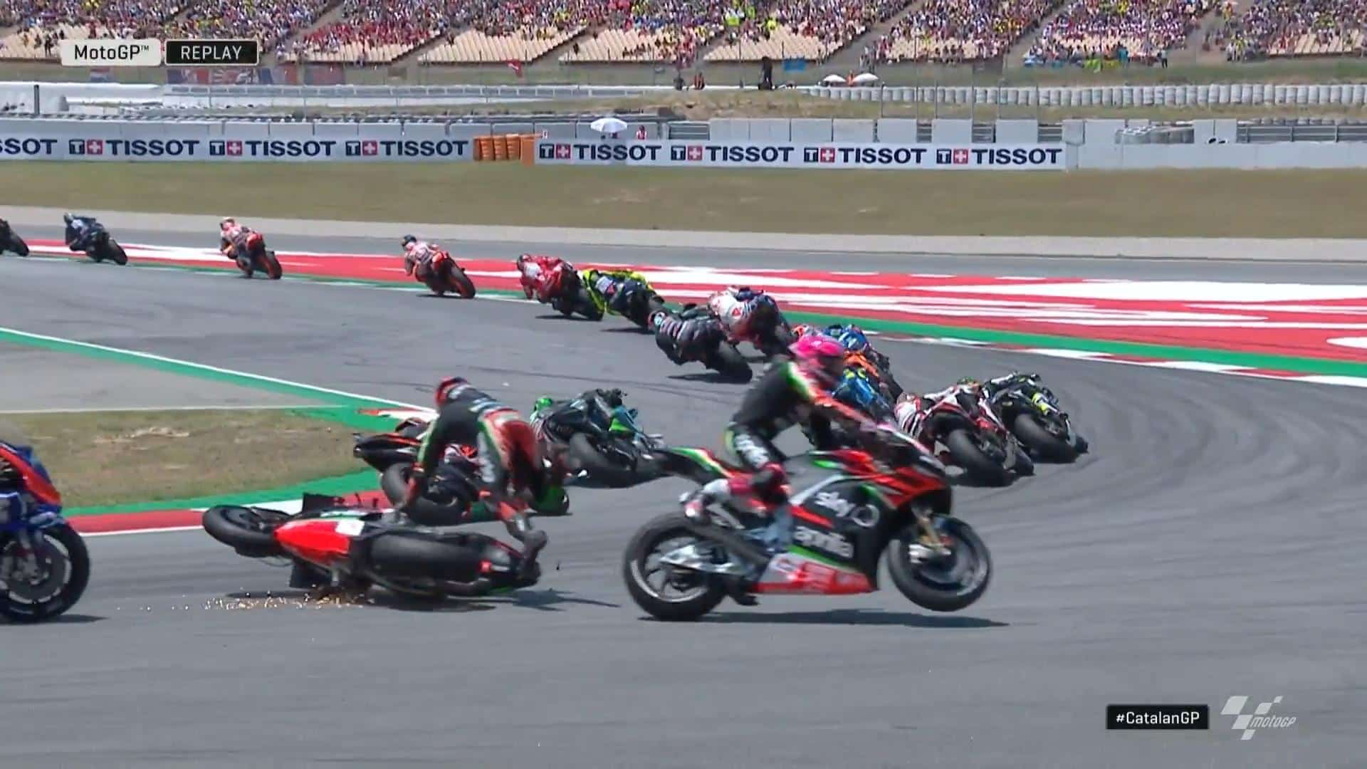 Grand Prix de Catalogne, Barcelone, MotoGP, J3 : La bourde de Bradley Smith