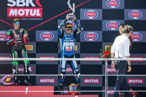 [CP] Premier podium en Championnat du Monde pour le pilote bLU cRU Andy Verdoïa à Misano