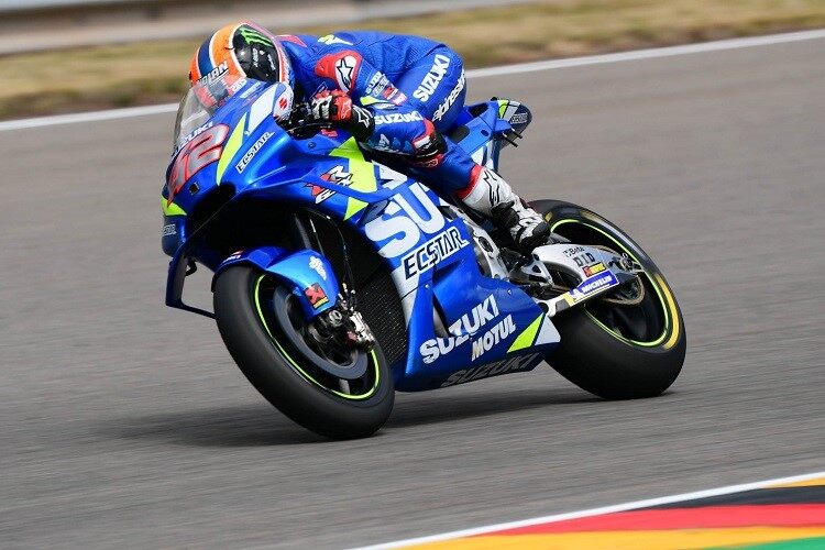 MotoGP Allemagne Sachsenring J1 Álex Rins : « restons prudents, il paraît qu’il pleuvra dimanche »