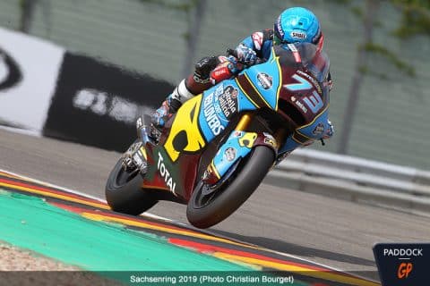 Grand Prix d'Allemagne Sachsenring Moto2 Course : Álex Márquez en patron devant Binder et Schrötter