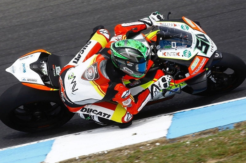 WSBK : Eugene Laverty espère courir à Donington sur sa Panigale V4 R ce week-end