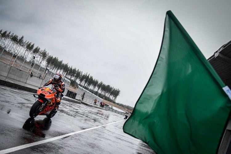 MotoGP Finlândia: as primeiras boas impressões do KymiRing na chuva