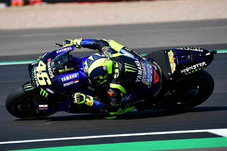 MotoGP Grande Bretagne Silverstone J1 Valentino Rossi : « toutes les Yamaha sont devant et c’est bien »