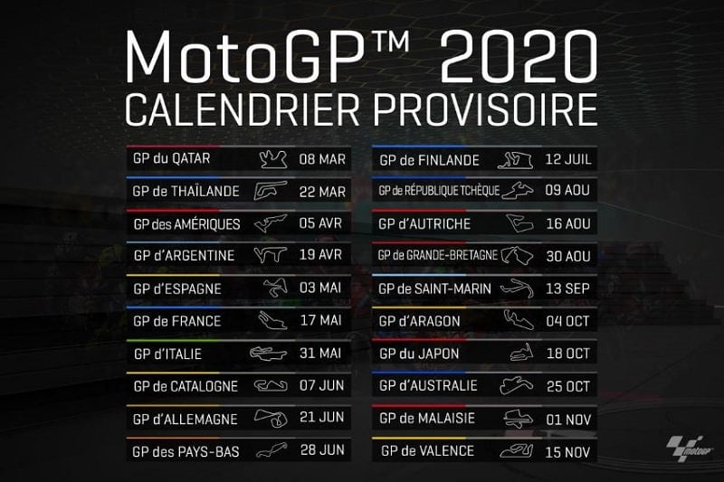 Est 2020. Календарь MOTOGP 2024.