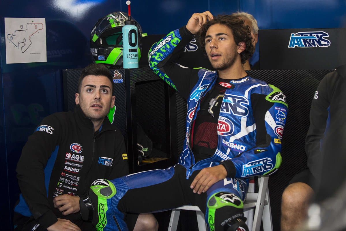 Moto2 Great Britain Silverstone: Bastianini arrives with a fractured right foot