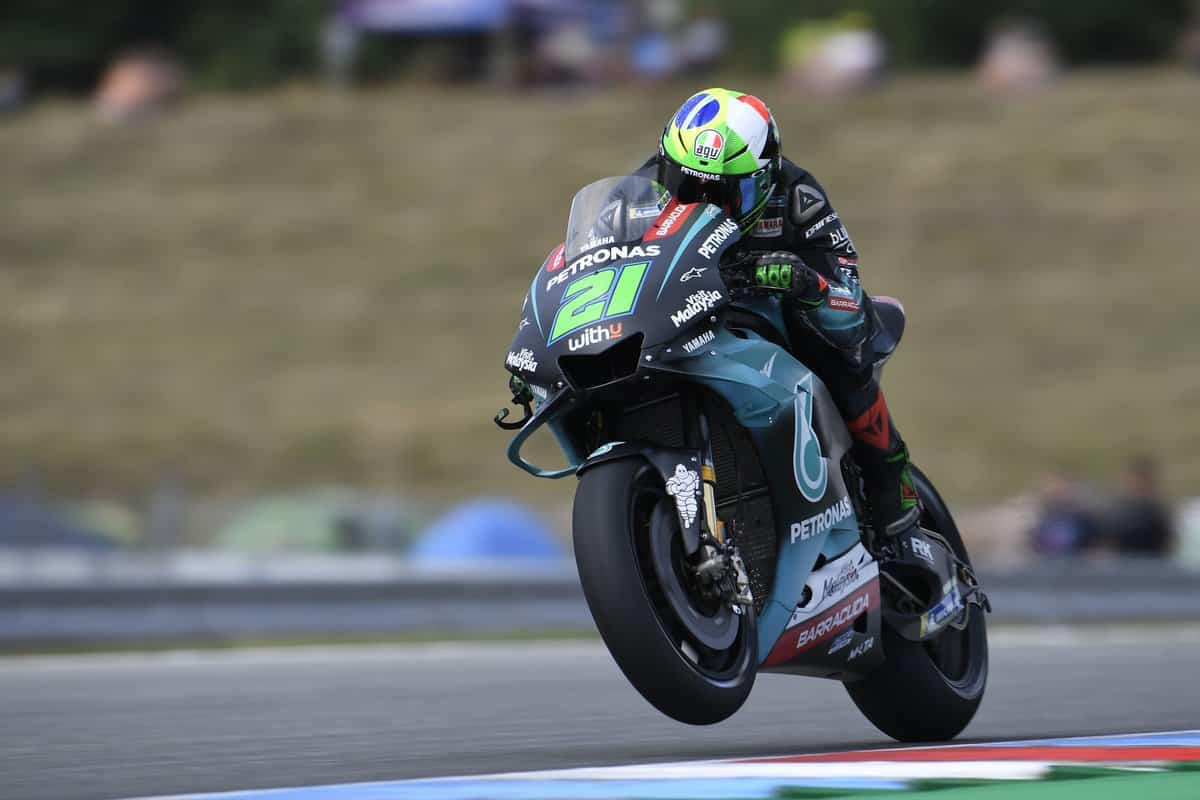 MotoGP Great Britain Silverstone J1: Morbidelli making progress taking Quartararo as a reference