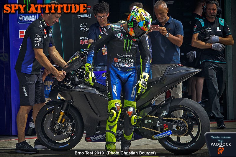 MotoGP test in Brno: Rossi disappointed with the new engine