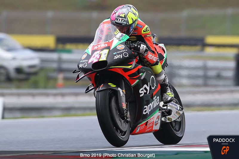 MotoGP : Aprilia a testé sa solution d'aide au démarrage